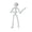 White, variant on Multi-Jointed Multi Joint Stickman Movable Model Doll 3D Printed Mannequin 3D Printing Action Figure