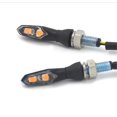 thumbnail image 5 of 4Pcs Aluminum 12V Mini Retro Motorcycle LED Turn Signal Lamp Indicators Lights, 5 of 5