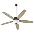 thumbnail image 3 of 70605-65 Quorum Lighting Breeze - 60 Inch Ceiling Fan-Satin Nickel Finish-Silver/Weathered Gray Blade Color, 3 of 5