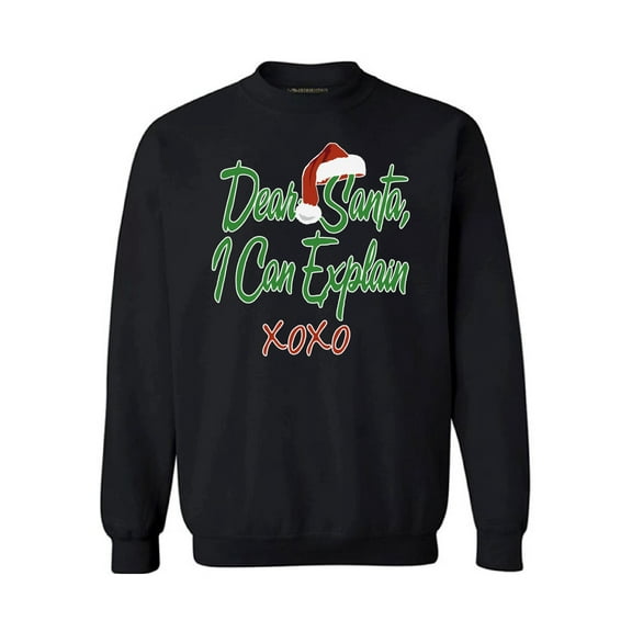 Awkward Styles Christmas Sweater Christmas Sweater Dear Santa I Can Explain Christmas Sweatshirt