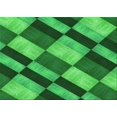 thumbnail image 1 of Ahgly Company Tapis Rectangulaire Lavable en Machine Intérieur Vert Transitionnel, 6 Pieds x 9 Pieds, 1 of 7