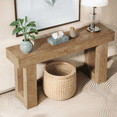 thumbnail image 6 of Tribesigns 63-Inch Long Console Table, Farmhouse Entryway Table for Entrance, Hallway, Living Room（Natural), 6 of 7