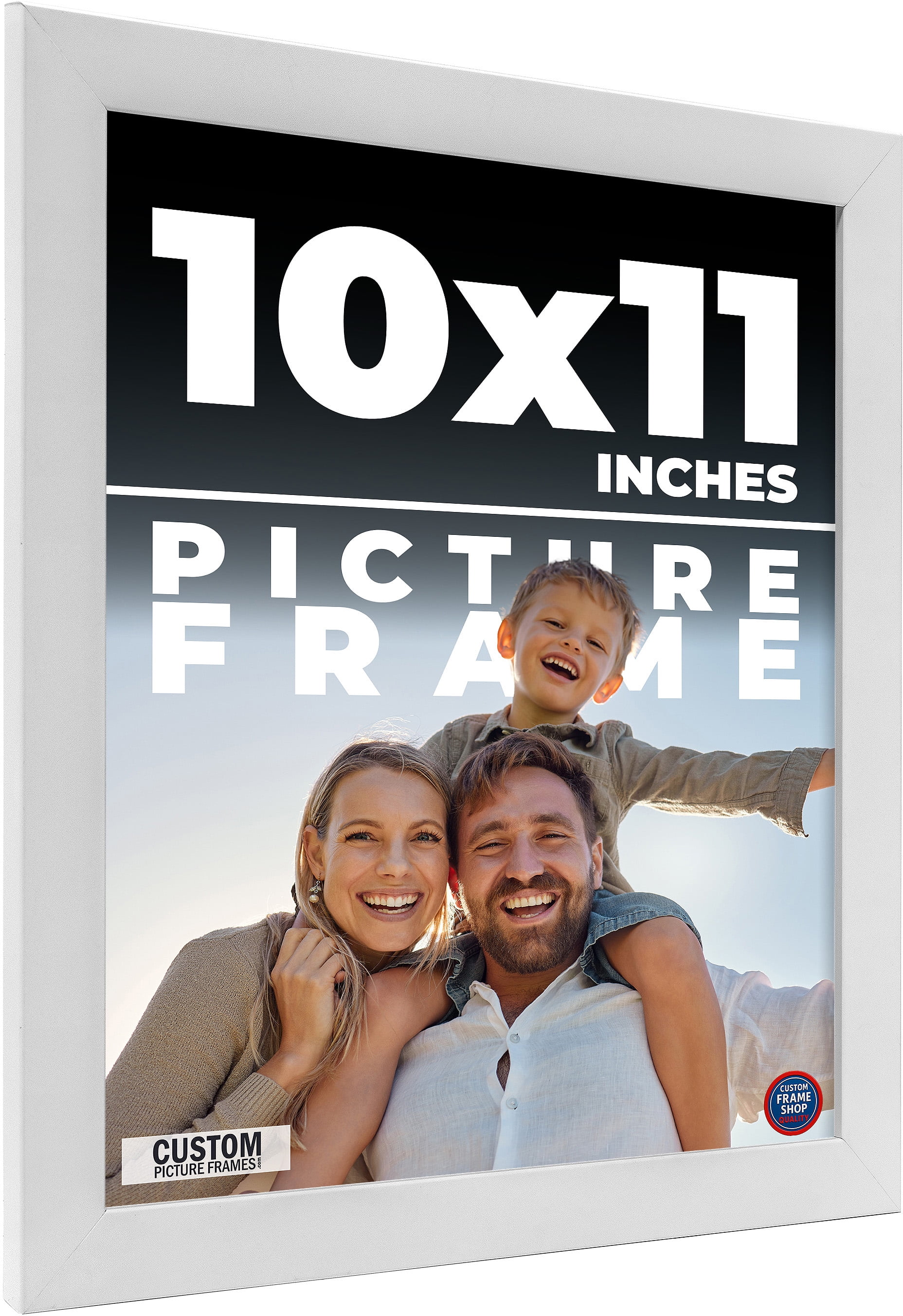 17x21 Frame White Solid Wood Picture Frame Includes UV Acrylic