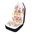 thumbnail image 2 of Patriotic kittens celebrate America proudCar Seat Covers,Universal Auto Front Seats Protector Fits for Car,SUV Sedan,Truck, 2 of 5