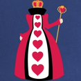 thumbnail image 2 of CafePress - Queen Of Hearts Maternity T Shirt - Maternity Dark T-Shirt, 2 of 3