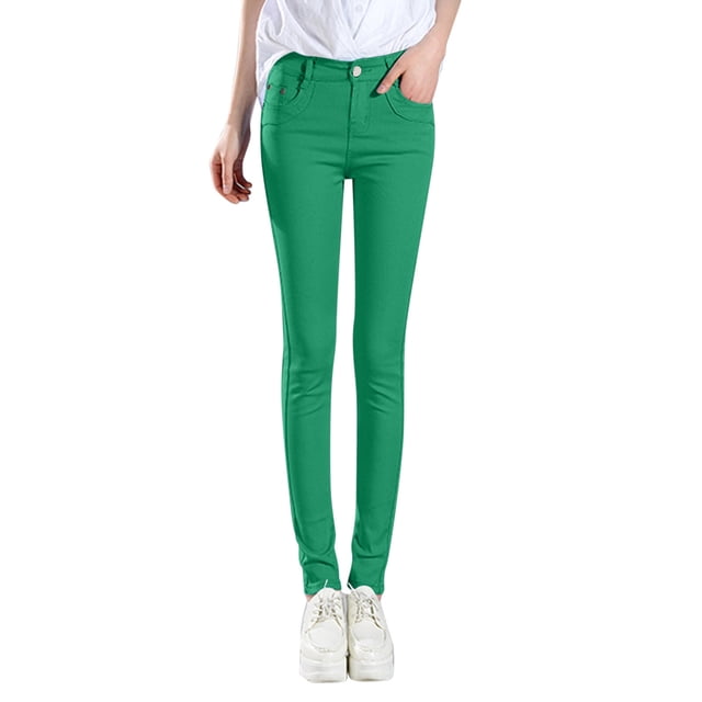 WILLBEST Pantalones Mujer Pantalones de Maternidad para Mujer, Vaqueros de Tiro Alto Elásticos Hasta Los Tobillos, Cómodos, Ajustados, Casuales, Clásicos, para Embarazo 31