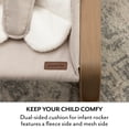 thumbnail image 6 of Evenflo Lyra 2-in-1 Infant to Toddler Rocker with SensorySoothe™, Truffle Taupe, 6 of 11