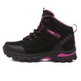 thumbnail image 3 of Hoshose Womens Waterproof Hiking Shose Anti-Slip Thick-Sole Trekking Shoes Hiking Durable Trail Shoes Ankle Support, 3 of 7