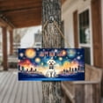 thumbnail image 4 of Happy New Year with Maltese Fireworks Holiday Xmas Winter 2025 Landscape Wood Sign Maltese Dog Lover Gifts Idea Hanging Wall Home Decor - 00025, 4 of 5