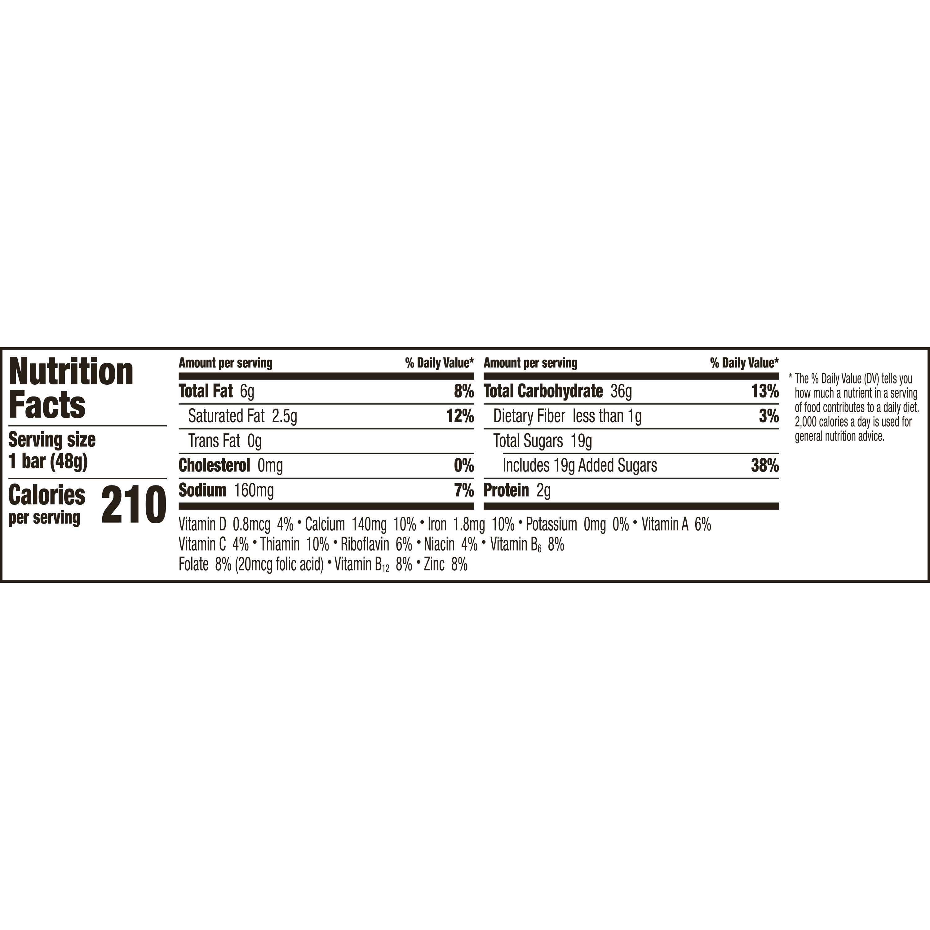 Lucky Charms Marshmallow Cereal Bar, King Size