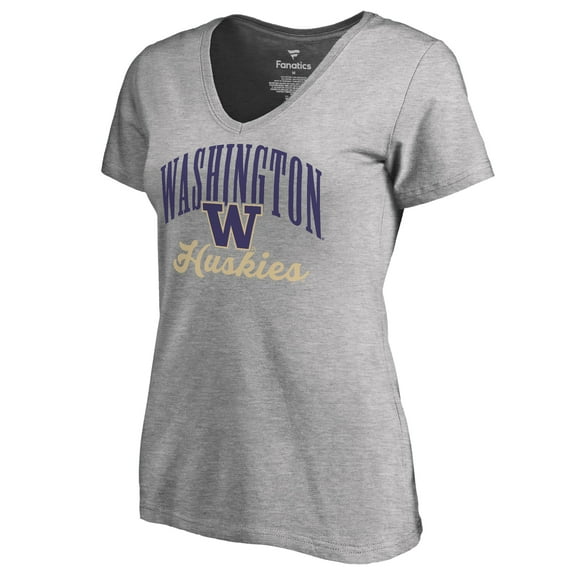 Women's Ash Washington Huskies Victory Script T-Shirt