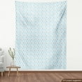 thumbnail image 3 of Ambesonne Ocean Fabric by the Yard Upholstery, Jumping Dolphin, 1 Yard, White Blue Grey, 3 of 4