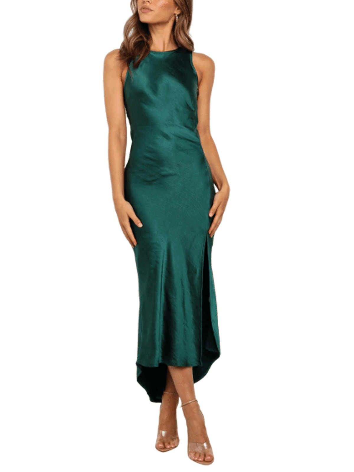 sexy satin slip dress
