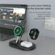 thumbnail image 4 of Soporte cargador inalámbrico magnético de 15 W con estación de carga rápida para iPhone 15, 14, 13 Pro Max/Apple Watch SE 9, 8, 7/AirPods 3, 2, 4 of 5