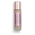 thumbnail image 1 of Base de maquillaje Makeup Revolution Conceal & Define, base de maquillaje en crema, cobertura total, para tonos de piel medios, vegana y libre de crueldad animal, F7, 23 ml, 1 of 6