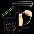 thumbnail image 3 of MALLMALL6  Glow Sticks Party Favors,Diy Shiny Necklaces Bracelets Rings,80Counts, 3 of 6