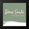thumbnail image 2 of Popp, Grace 12x12 Black Modern Framed Museum Art Print Titled - Dear Santa I, 2 of 5