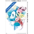 thumbnail image 3 of Sonic the Hedgehog (1991): Modern - Pencil & Watercolor Wall Poster, 14.725" x 22.375", 3 of 5