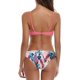 thumbnail image 2 of Traje de baño de Bikini con Tiras y Dos Piezas con Estampado Floral para Mujer con Abertura en la Parte Inferior con Tirantes y Tirantes Finos Rojo Coral CH Rojo Coral CH Xishao ropa, 2 of 2