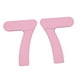 thumbnail image 5 of Juego de 2 mancuernas de silicona de 2 kg antideslizantes, equipo de fitness para entrenamiento de fuerza Rosa, 5 of 8