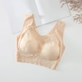 thumbnail image 4 of Gibobby Lencería sexy Sujetador de encaje, sujetador de talla grande, ropa interior para mujer, Bralette, Top corto, sujetador femenino Sexy(Caqui 4XL), 4 of 5