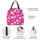 thumbnail image 4 of Easygdp Vintage Flowers Bolsa Térmica Premium - Tela Oxford Impermeable, Gran Capacidad, Bolsillo Frontal, Unisex para Trabajo, Escuela, Actividades al Aire Libre y Picnics, 4 of 8