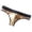 Gold, variant on Men's Leather Sexy Thong Nightclub Performance Underwear Gold L