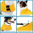 thumbnail image 3 of JAN & JUL Dog Rain Jacket (Yellow, Size: XL), 3 of 9