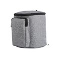thumbnail image 4 of Sac Suspendu Extérieur Ajustable Grande Capacité Imperméable Simple à Installer Amovible Robuste pour Articles de Bébé Biberon Couche Jouets Téléphone Gris, 4 of 8