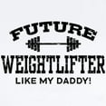 thumbnail image 2 of CafePress - Future Weightlifter Like My Daddy Infant Bodysuit - Baby Light Bodysuit, Size Newborn - 24 Months, 2 of 4