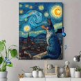 thumbnail image 4 of Qisvanset 12x16 Inch Vibrant Gorilla Portrait Impasto Canvas Print Wall Art, 4 of 5