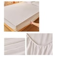 thumbnail image 5 of Bed Sheet Sets Cozival Solid Color Yarn-Dyed Bedding Set, Includes 1 Flat Sheet And 2 Standard Pillowcases, Breathable And Soft for All-Season Comfort, Multiple Size Options Available, White, 5 of 5