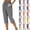 Striped_Green#2, variant on Cotton Capri Pants for Women Casual Loose Capri Leggings with Pockets Drawstring Fitness Solid Color Womens Work Out Pants S-2XL