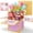 10 years old, variant on Happy Birthday Pop Up Card, Handmade Birthday Greeting Card With Envelope, 3D Gift Box Celebration Card for 13-year-old children, Adults, Mom, Dad, Daughter, Son, Sister