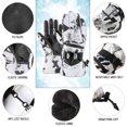 thumbnail image 1 of Guantes de esquí cálidos de invierno Forro polar A prueba de viento Pantalla táctil Deportes Ciclismo, 1 of 8