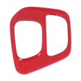 thumbnail image 4 of Shifter Box Cover, Anti UV Perfect Fit Gear  Panel Frame Wearproof Heat Resistant  For Cars Replacement For  Challenger 2015-2021 Red,Carbon Fiber Style, 4 of 8