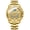 Gold, variant on Mens Round Quartz Watch with Date, Stop-watch, and Night Light - Stainless Steel Strap, Alloy Case, Business Style, Water Resistant, Electronic Movement