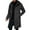 Black, variant on Men's Long Cotton Padded Coat in Casual Fashionable Solid Color, Loose Fit for Enhanced Warmth and Thick Insulation,for Winter Outings, Travel and Daily Protection,Army Green L