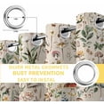 thumbnail image 6 of Pastoral Botanical Blackout Curtains for Bedroom/Living Room, Thermal Insulated Kitchen Curtains, Vintage Mushroom Spring Summer Flowers Grommet Darkening Window Treatment Drapes 42"x84"x2, 6 of 8