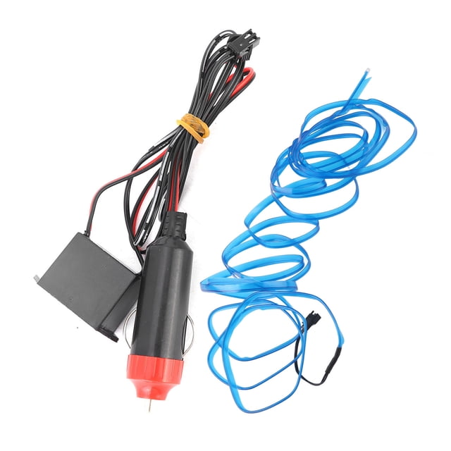 Ambient Light, Car Decorative Strip Interior Lighting Auto LED EL Cold Lamp Modification Parts 4 MetersRed Meters Available In Seven Colors