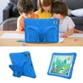 thumbnail image 6 of for iPad 9th Gen 2021/8th Gen 2020/7th Gen 2019 Case with Crossbody Strap, Butterfly Stand Cute Kids Friendly Shockproof Protective Heavy Duty Case Cover for iPad 10.2 Inch - Blue, 6 of 6