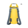 thumbnail image 2 of Eigraketly Bolsa seca impermeable de PVC 10L 15L 20L buceo al aire libre plegable hombre mujer playa bolsa de natación Rafting río océano Deportes acuáticos Amarillo 20L Eigraketly AP1617-03B, 2 of 6