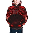 thumbnail image 5 of Lsque Geometry Dash Patten Youth Hoodie Sweatshirt Pullover with Kangaroo Pocket Boys and Girls Hoodie Warm Hoodie for Kids, 5 of 8