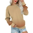 thumbnail image 3 of SHE IS Sweatshirts for Women Loose Fit Lightweight Hoodie Women Blue Pullover Hoodie Women Plus Size Tops for Women My Orders Placed, 3 of 5