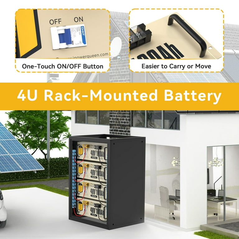 48V 100Ah Lithium Battery for Solar Energy Storage - MANLY