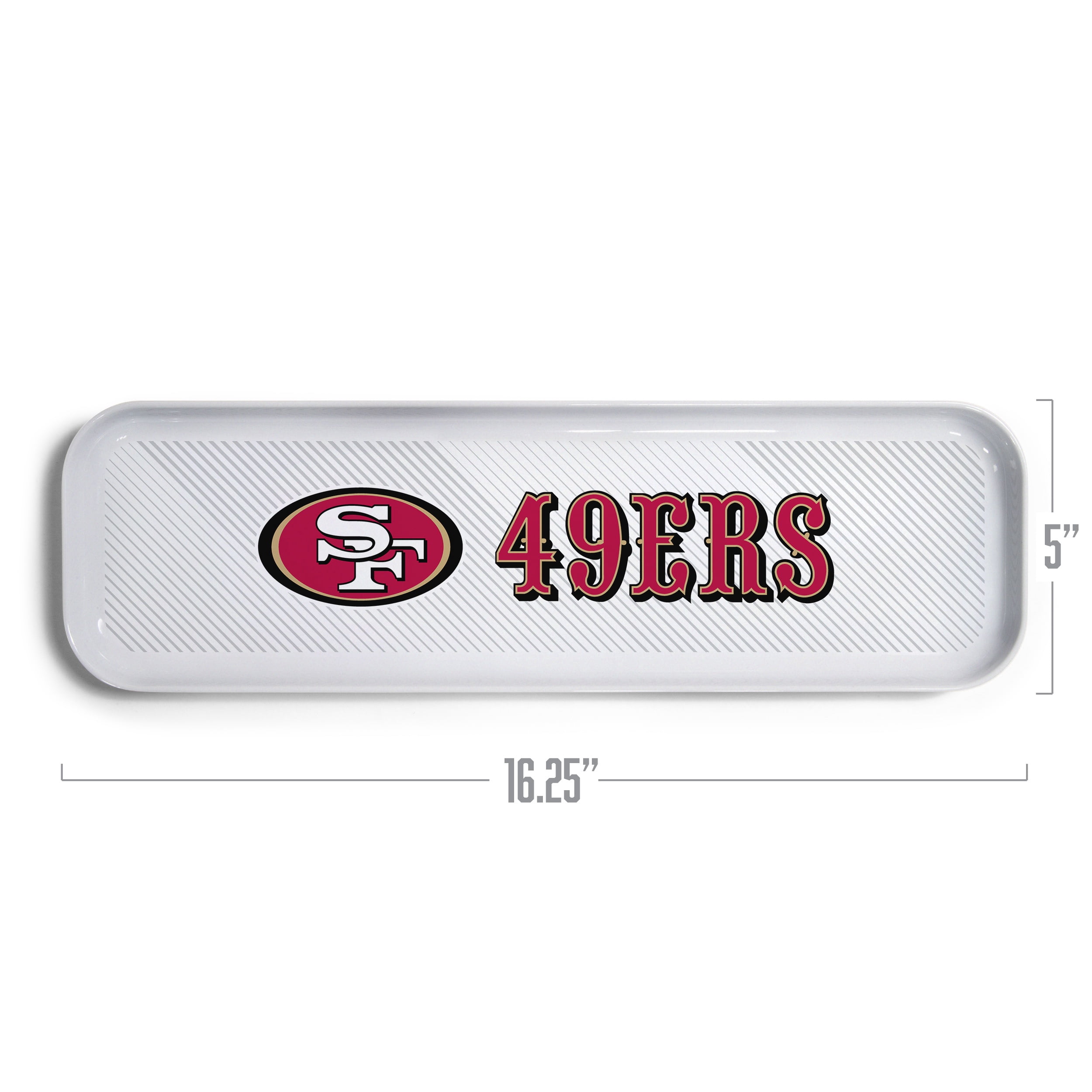 YouTheFan NFL San Francisco 49ers Small Snack Platter