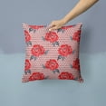 thumbnail image 2 of Watercolor Floral Art Canvas Fabric Decorative Pillow, 2 of 4