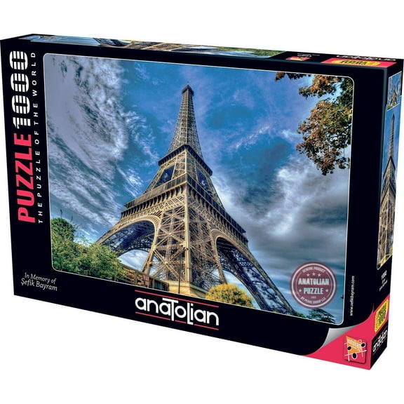 Anatolian Puzzle - Eiffel, 1000 Piece Jigsaw Puzzle, #1080, Multicolor (ANA1080)