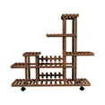 thumbnail image 1 of Stand Wood Plant Stand Multi Tier Flower Shelves Rack for Living Room Balcony Patio Yard, 1 of 8