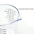 thumbnail image 4 of Dalazy 3 Sizes Measuring Cup Jug Clear Plastic Baking Kitchen Set Flour Water TYPE1 89x100mm, 4 of 8